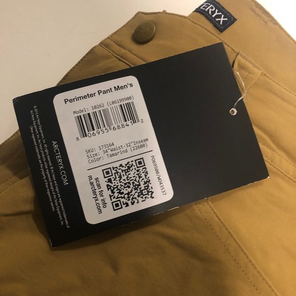 Arc'Teryx Perimeter Pant 34x32 NWT - Picture 2 of 2